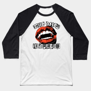 Smile often Baseball T-Shirt